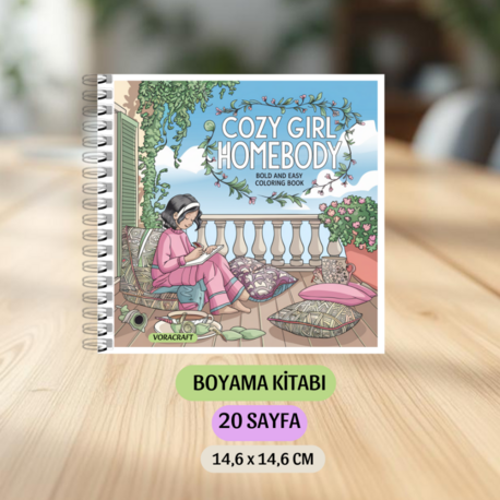 Cozy Girl Boyama Kitabı KU0047