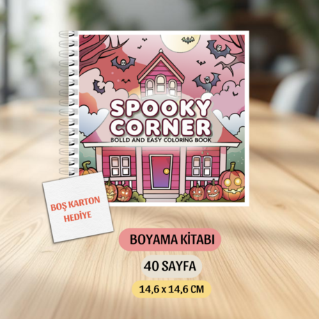 Boyama Kitabı, Spooky Corner Boyama KŞ00011