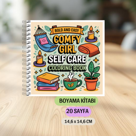 Comfy Girl Boyama Kitabı KU0006