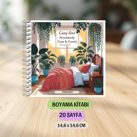 Cozy Girl Boyama Kitabı KU0038