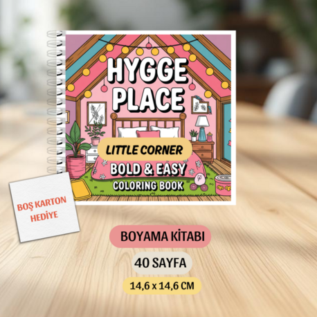 Boyama Kitabı, Hygge Place Little Corner, KŞ00028
