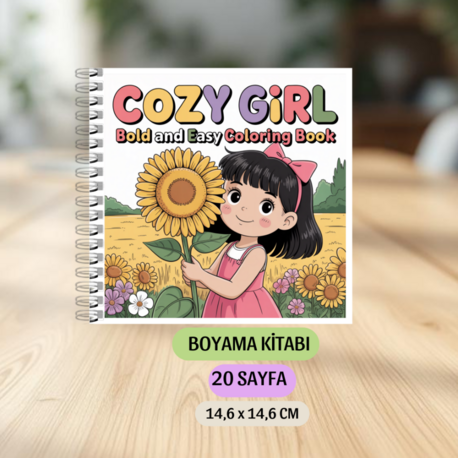 Cozy Girl Boyama Kitabı KU0018