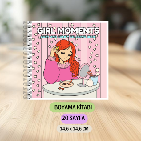 Girl Moments Boyama Kitabı KU0036