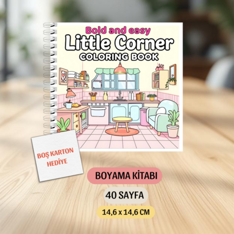 Boyama Kitabı, Little Corner Coloring Book Boyama KŞ00022