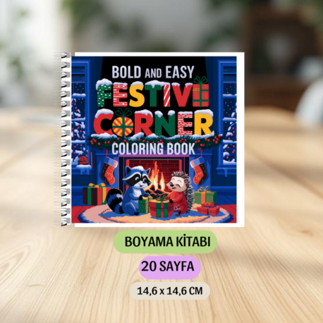 Kış Günü Boyama Kitabı KU0010