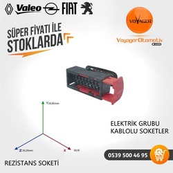 REZİSTANS SOKETİ / RENAULT / DACIA / FIAT/ OPEL/ PEUGEOT /VALEO
