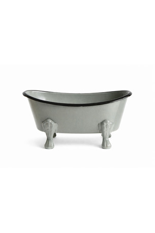 Dekoratif Metal Sabunluk Vintage Küvet Tasarım Banyo Sabunluk Banyo Lavabo Dekoru
