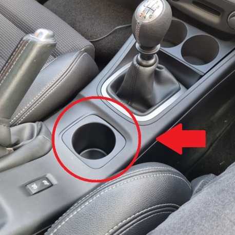 Renault Megane 3 Orta Konsol Bardaklık | 3D Baskı Araç İçi Organizer
