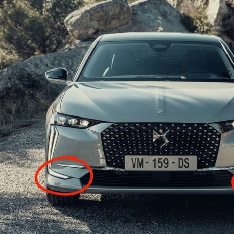 DS4 D41 (2022+) Ön Tampon Alt Çıta - Sağ Taraf (RH) – ASA Filament 3D Baskı