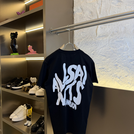 All Saints Logo Appliquéd %100 Cotton Tshirt