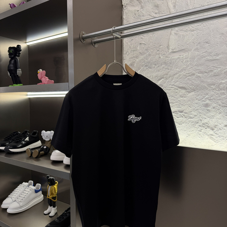 GANT Logo Appliquéd %100 Cotton Tshirt Siyah
