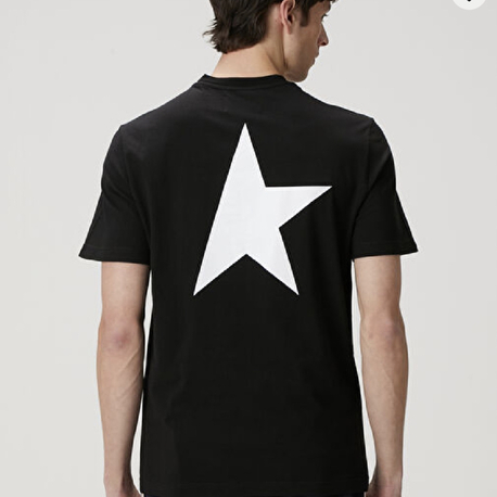 Golden Goose %100 Cotton Logo Appliquéd Tshirt
