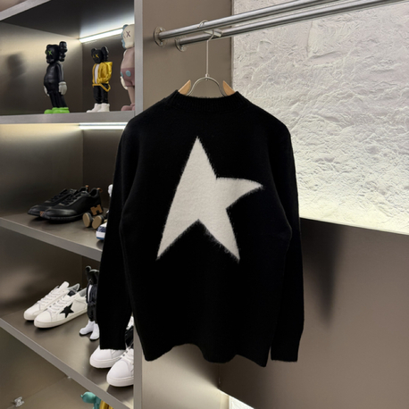Golden Goose Premium %100 Pamuk Triko Kazak