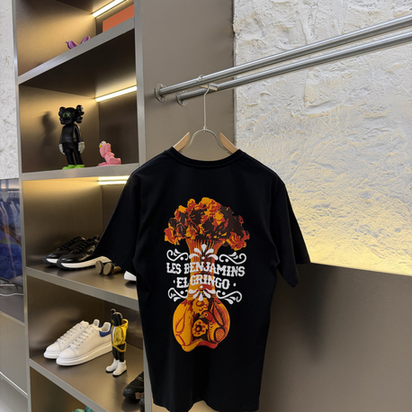 Les Benjamins Logo Appliquéd %100 Cotton Tshirt