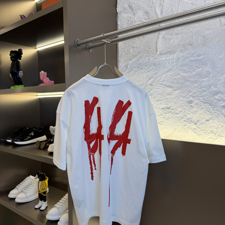 44 LABEL  Logo Appliquéd %100 Cotton Tshirt
