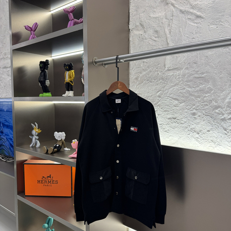 Tommy Hilfiger Logo Appliquéd %100 Cotton Jacket 