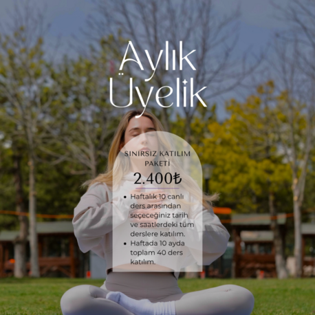 WEBBMAG ONLINE YOGA STÜDYOSU – SINIRSIZ KATILIM
