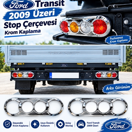 Ford Transit Krom Stop Çerçevesi 2009 Üzeri Kamyonet 

