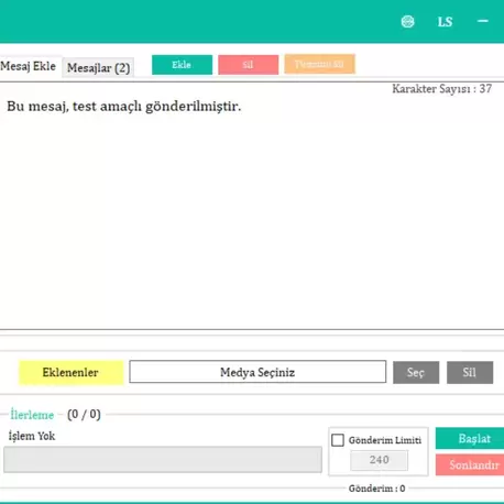 WhatsApp Toplu Mesaj Gönderme Programı | BulkMessage (1 Aylık)
