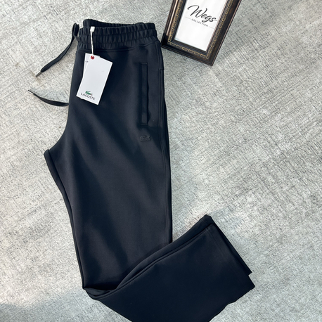 LC Baggy Boru Paça Double Face Eşofman Siyah