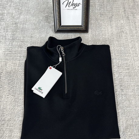 LC PREMIUM KALİTE(A) Detay Fermuar Polo Yaka Tona Ton Siyah