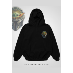 Oversize Baskılı Kapüşonlu Sweatshirt