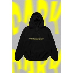 Unisex Baskılı Kapüşonlu Sweatshirt