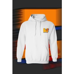 Unisex Baskılı Kapüşonlu Sweatshirt