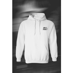 Unisex Baskılı Kapüşonlu Sweatshirt