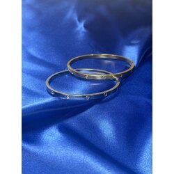 Silver / Gold Cartier Bileklik