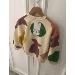 Geometrik şekilli sweatshirt 