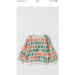 Yılbaşı temalı sweatshirt 