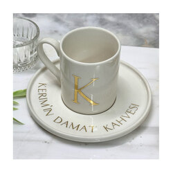 İsim baskılı damat kahvesi