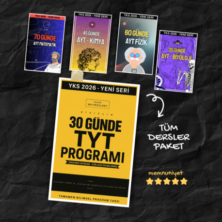 TYT/AYT TÜM DERSLER İNDİRİMLİ PAKET