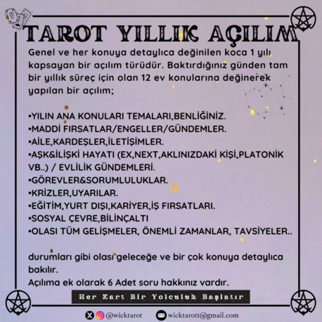 TAROT YILLIK AÇILIM