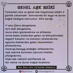 GENEL AŞK ŞİFALANDIRMA REİKİ