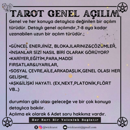 TAROT GENEL AÇILIM