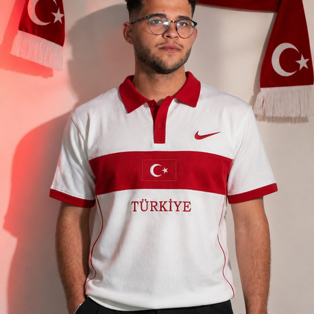  Milli Takım Beyaz Polo Yaka