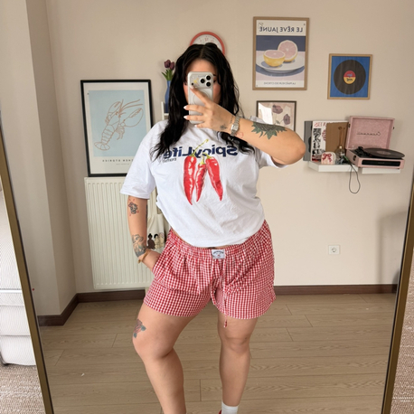KIRMIZI CHERRY ŞORT