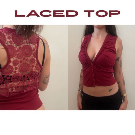 laced top