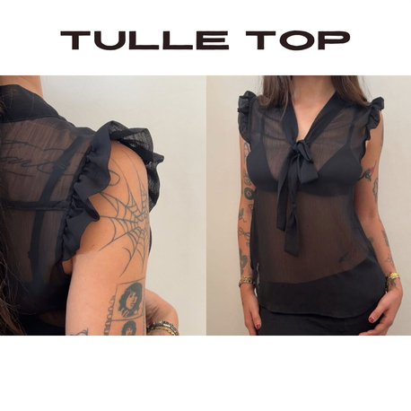 tulle top