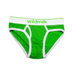 wildmilk - City Boy Yeşil Slip (Kısa Kenarlı)