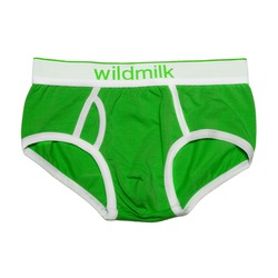 wildmilk - City Boy Yeşil Slip (Uzun Kenarlı)