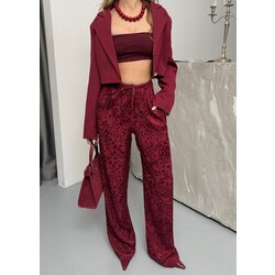 Leopar Desenli Saten Pantolon ✨