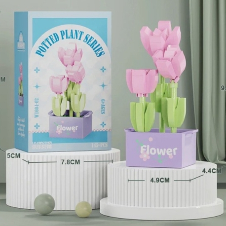Potted Plant Series - Lego Puzzle Çiçek Seti(145 parça)