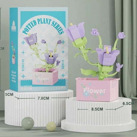 Potted Plant Series - Lego Puzzle Çiçek Seti(115 Parça)