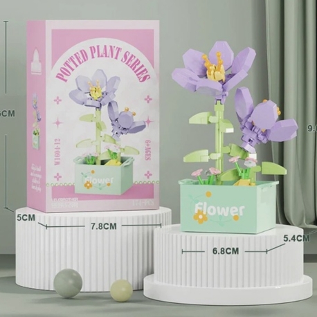 Potted Plant Series - Lego Puzzle Çiçek Seti( 174 parça)