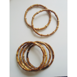 15 cm çapında gerçek bambu
