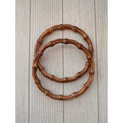 14.5 cm çapında bambu görünümlü