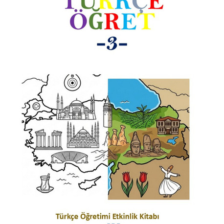 Bana Türkçe Öğret - 3 (Printable Coloring Book) -PDF-